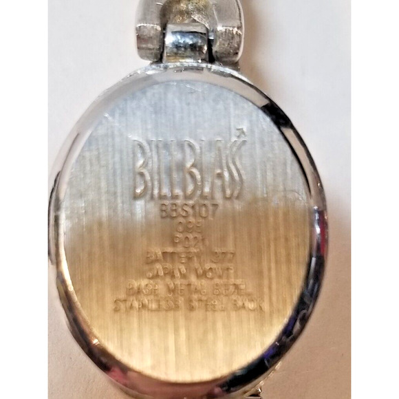 Vtg Bill Blass Embass By Gruen Women’s Watch Silver Tone Ladies Wristwatch - Picture 5 of 7